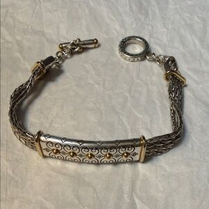 Brighton Silver and Gold Tone Bracelet 230